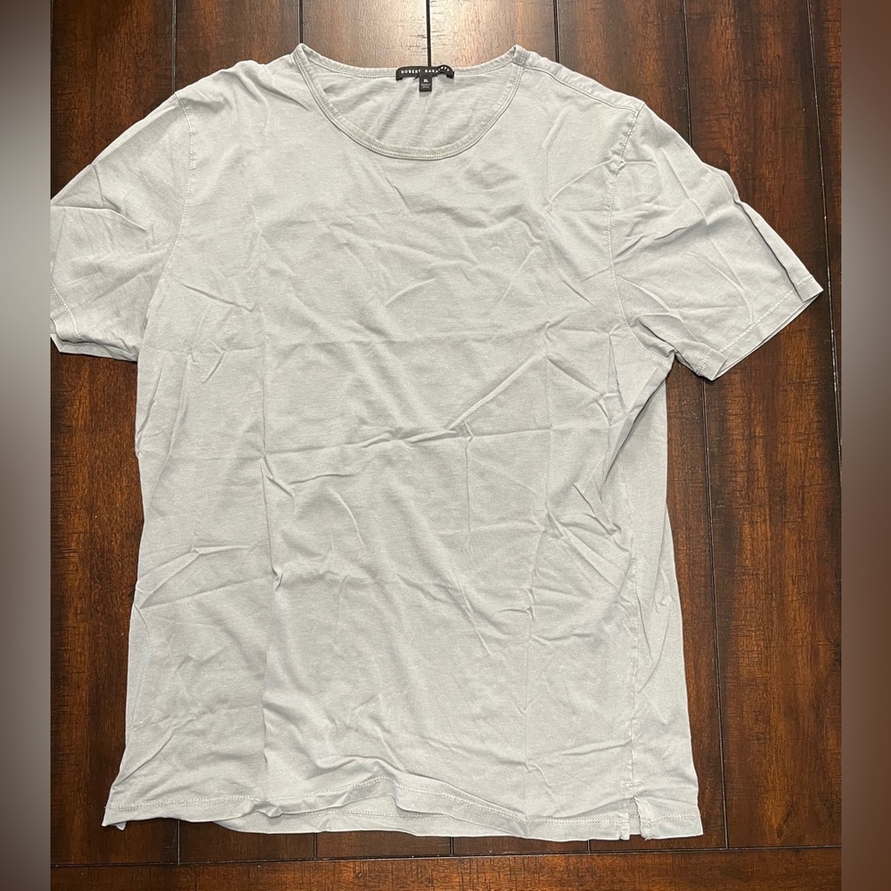 Robert Barakett Light Gray Men's T Shirt - Picture 2 of 3
